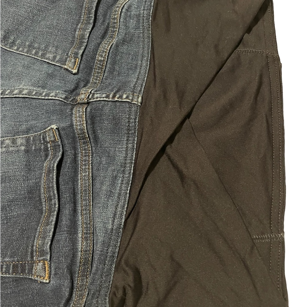 Maternity denim shorts